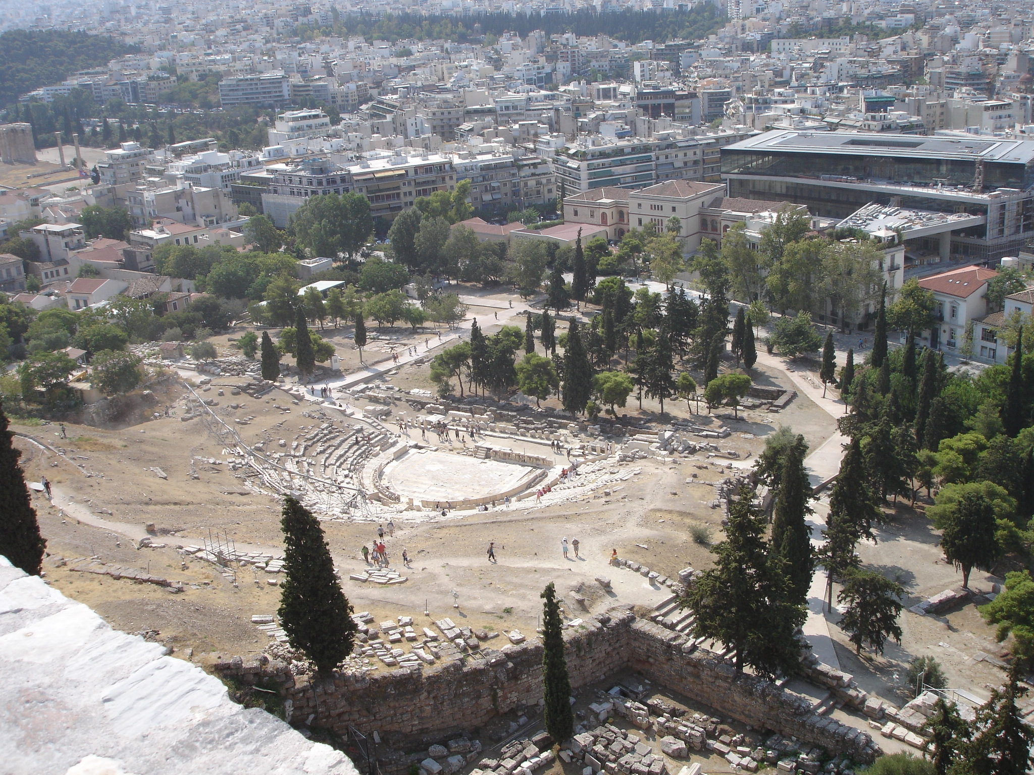 Athen Blick auf das Dionysostheater